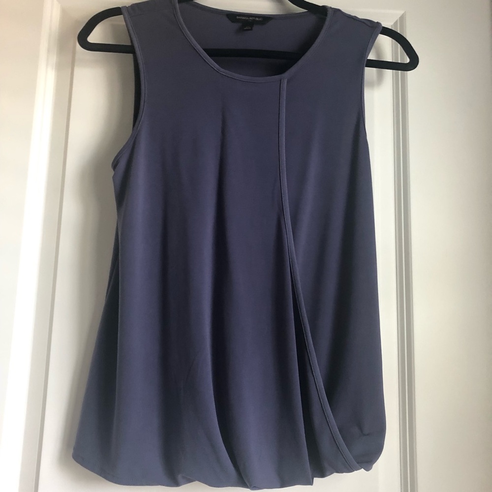 Banana Republic Dark Purple Sleeveless Top